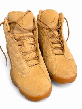 Nike Air Jordan 13 Wheat / Golden Harvest Size 6.5Y (Women’s 8) Suede 414574-705